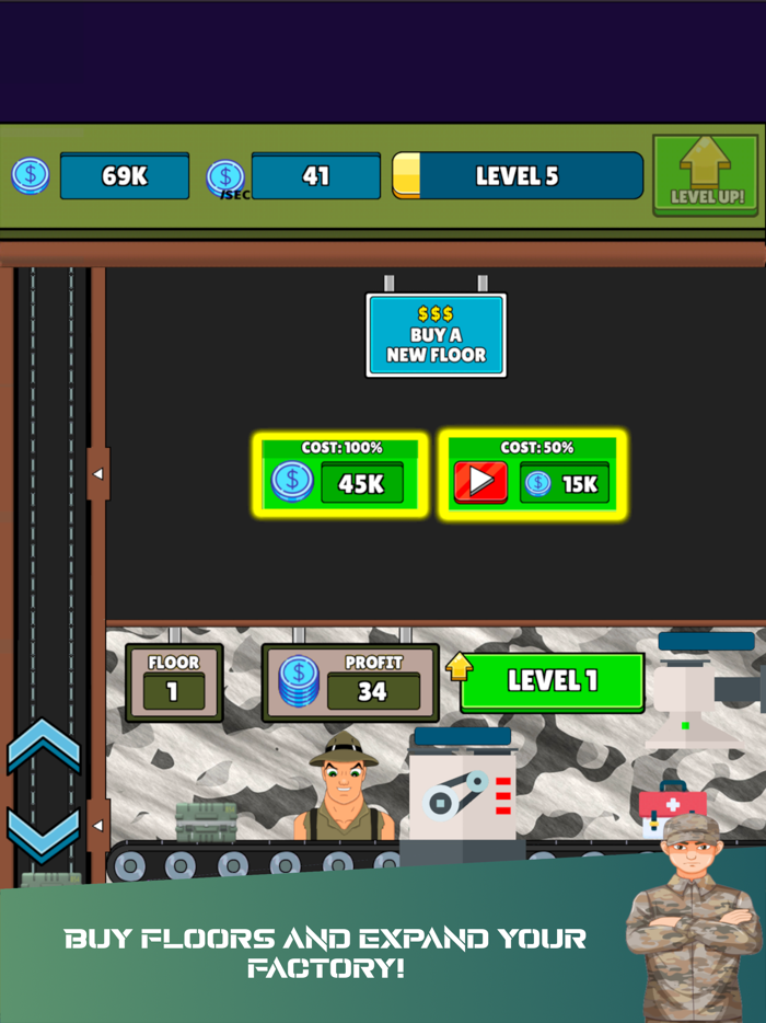 Idle Military Factory Tycoon