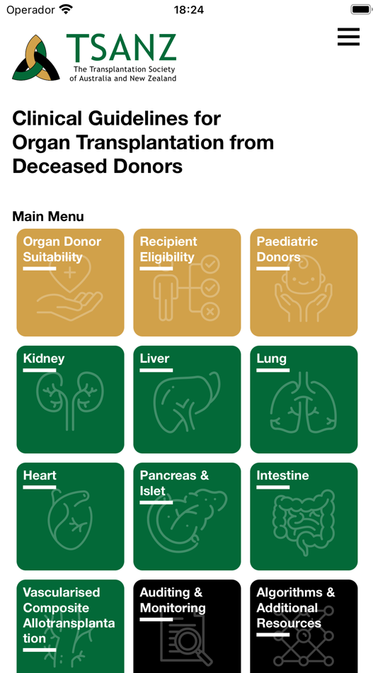 #1. TSANZ Clinical Guidelines (iOS) 由: TRANSPLANTATION SOCIETY OF AUSTRALIA & NEW ZEALAND