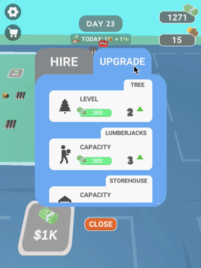 Idle Lumber Empire Tycoon 3D