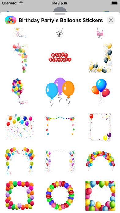 Birthday Party's Balloons Screenshot