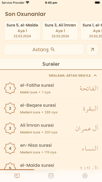 Qurani kərim və məalı Screenshot
