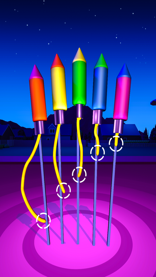 #1. Fireworks 3D Game (iOS) By: Dawn of Play