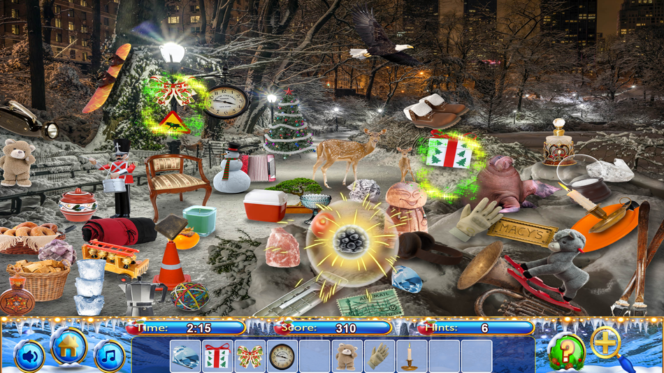#4. Hidden Objects New York Winter (iOS) 由: Brainfull, LLC