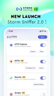 storm sniffer - packet capture iphone screenshot 1