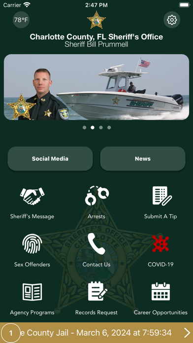Charlotte County Sheriff Screenshot