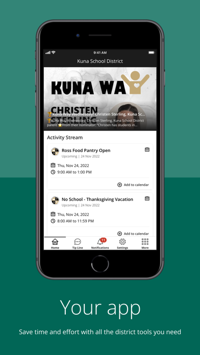Kuna School District Screenshot