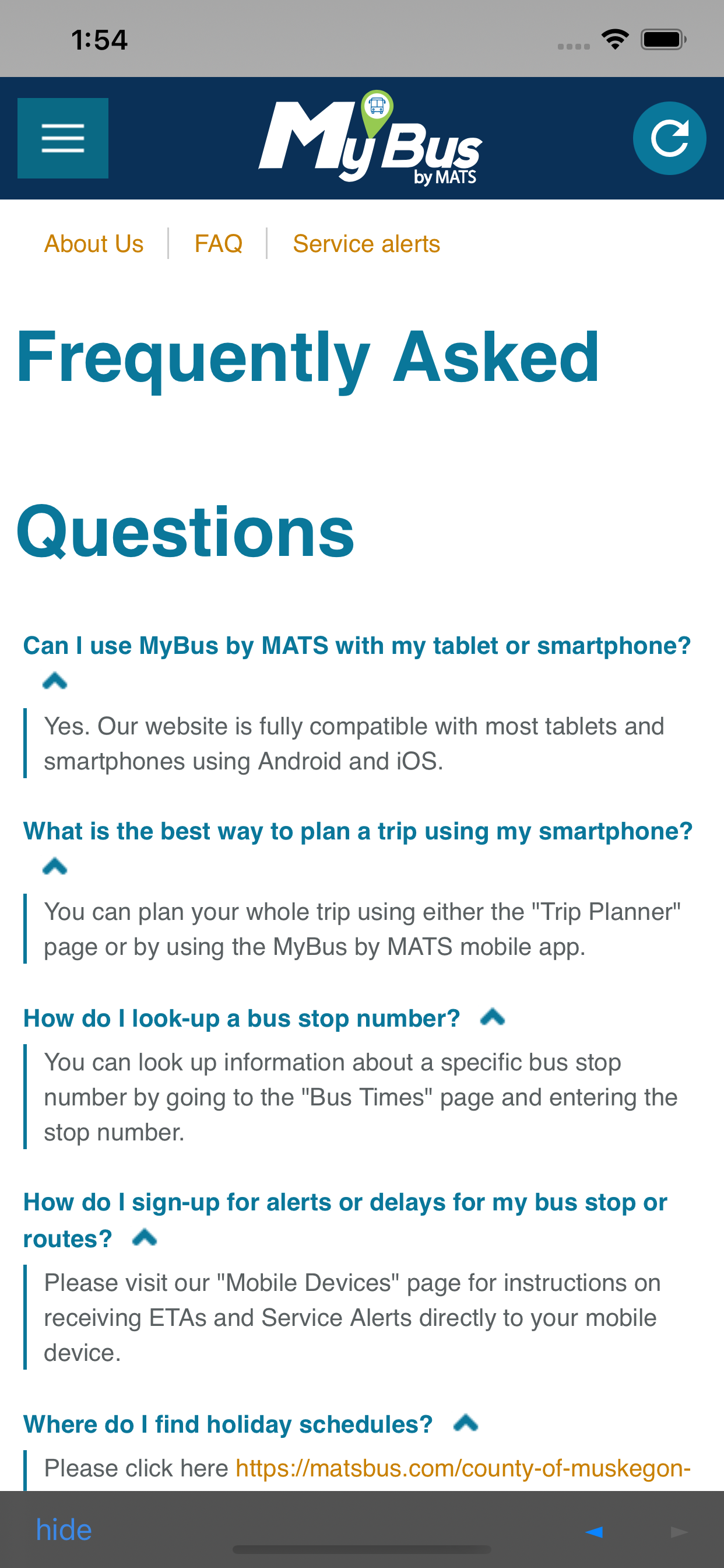 MyBus by MATS