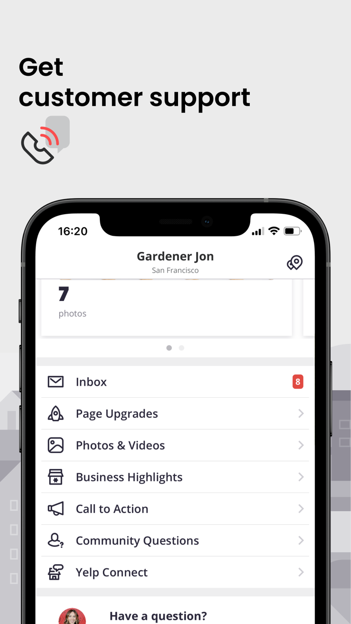 Yelp for Business App
