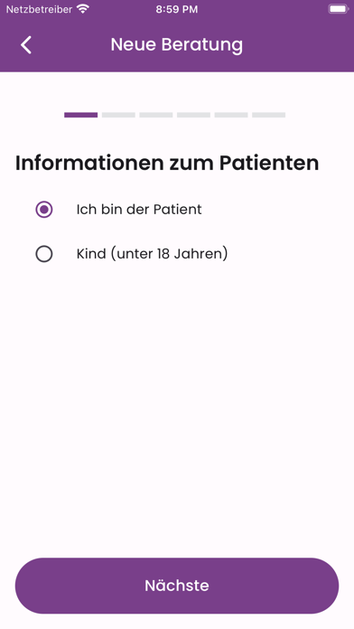 docdirekt Patienten Screenshot