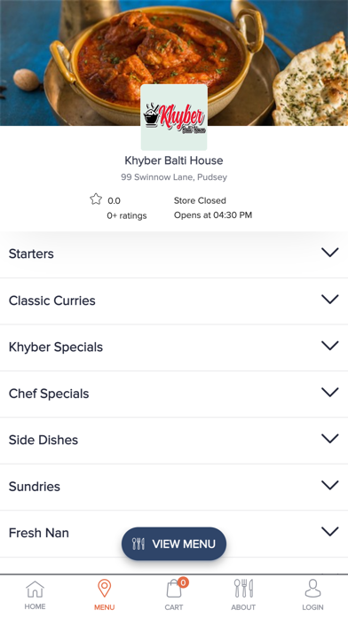 Khyber Balti House Pudsey Screenshot