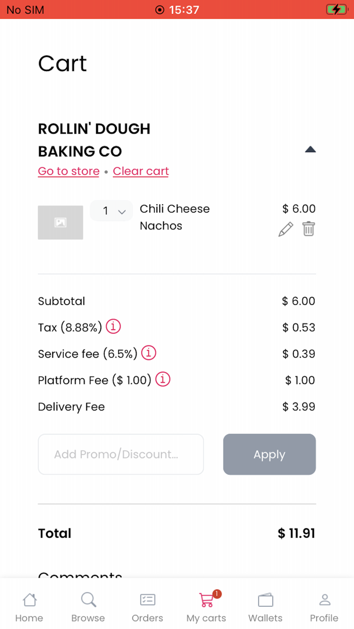 Food Runners Order and Delivery