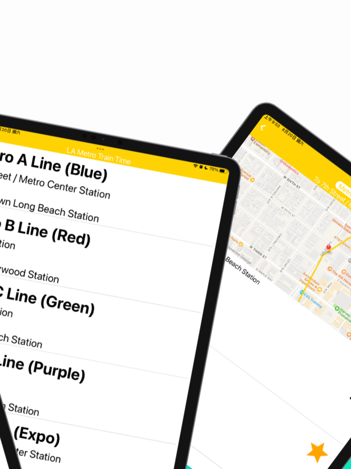 Los Angeles Metro Rail Time