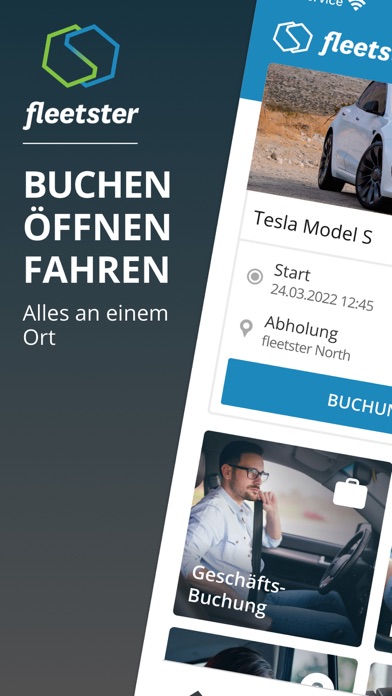 Screenshot #1 pour fleetster Corporate CarSharing