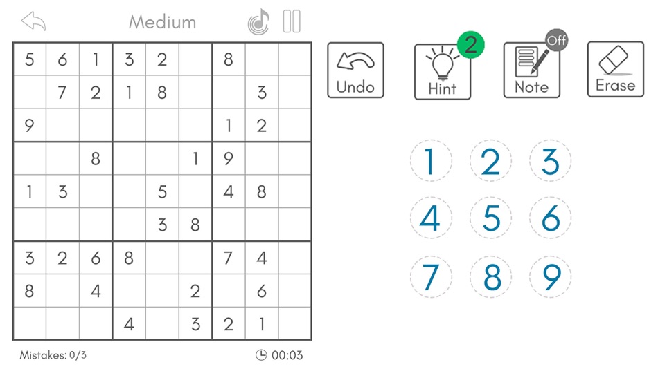 #5. Sudoku King™ - Daily Puzzle (iOS) 由: GAMETION GLOBAL TECHNOLOGIES PTE LIMITED
