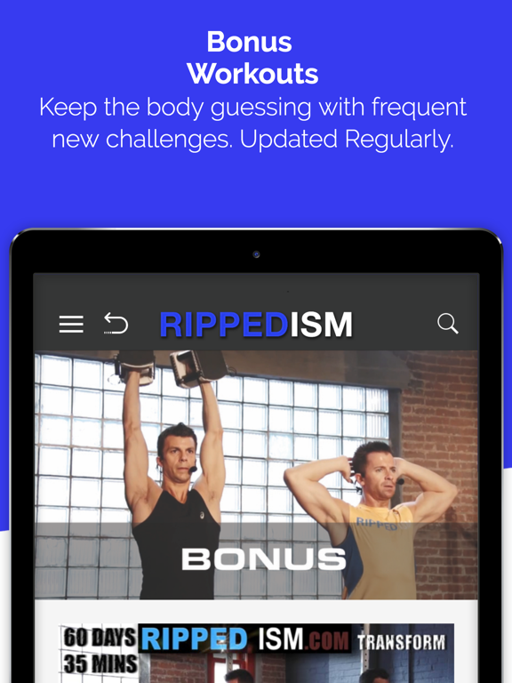 XFA Fitness - Rippedism iPad screenshot 5 - Health & Fitness app