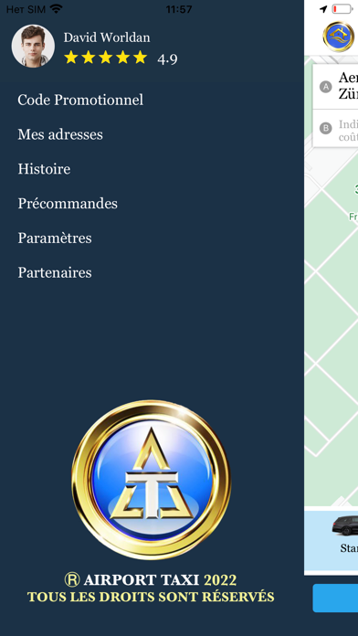 Screenshot #2 pour AIRPORT TAXI ZURICH