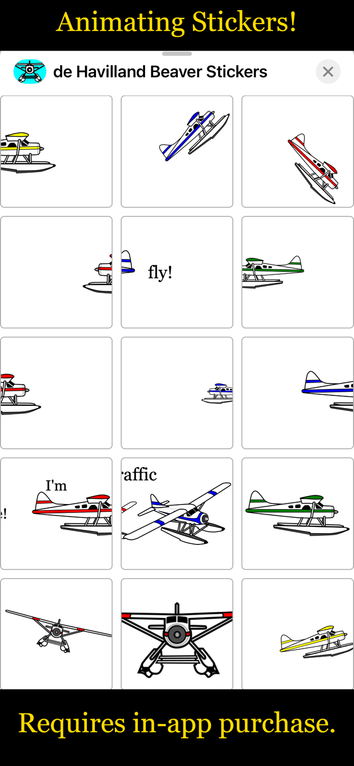 DHC-2 Beaver Sticker App