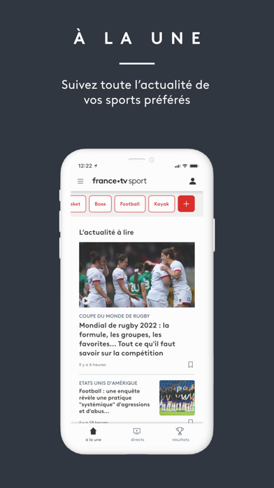 Screenshot #3 pour France tv sport: actu sportive