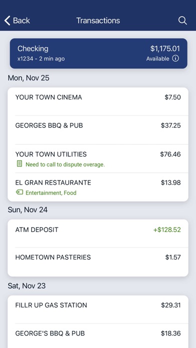 First Eagle CU Mobile Banking Screenshot