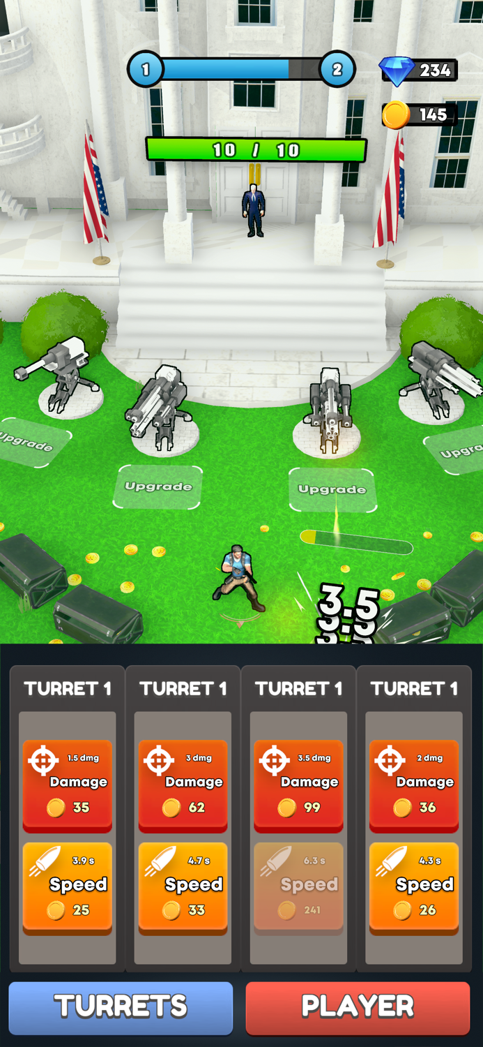 Idle White House Defense