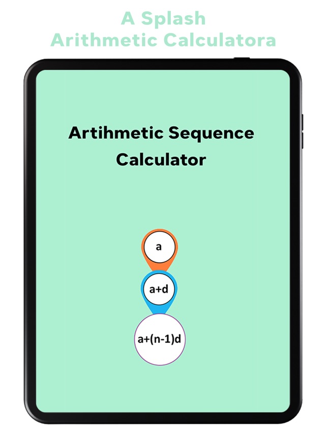 Arithmetic Sequence Calculator on the App Store
