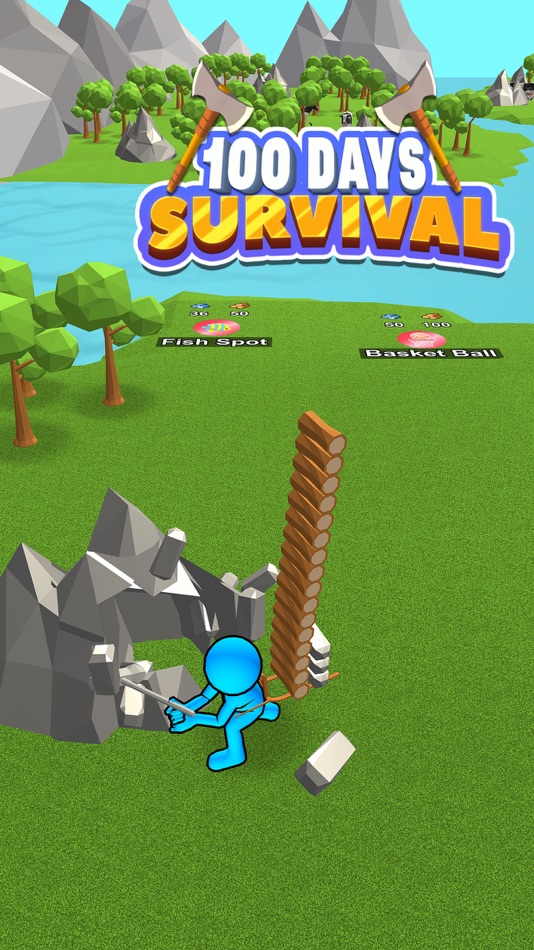 #2. 100 Days Survival (iOS) Podle: Seher Anwar