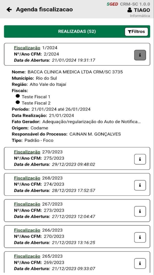 #2. SGED - CRMSC (iOS) بواسطة: Conselho Regional de Medicina do Estado de Santa Catarina - CRM-SC