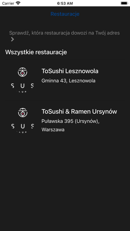 #1. ToSushi (iOS) 由: Restaumatic S.A.