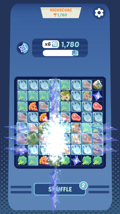 Freeze Match: Food Puzzle Screenshot