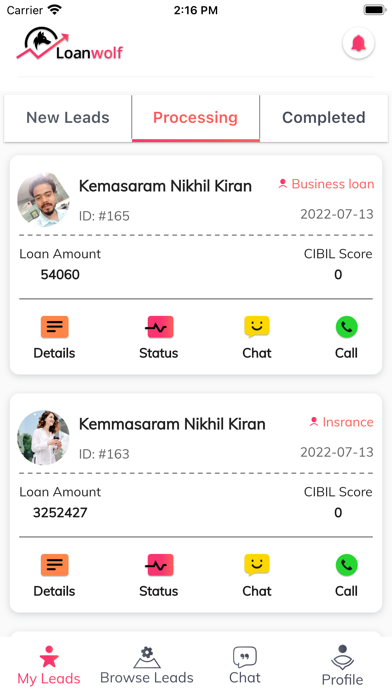 Loanwolf Agent Screenshot