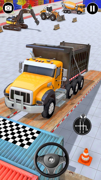 Excavator Truck Parking 3D Screenshot