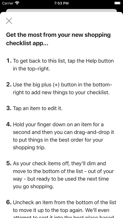 Checklist : Shopping screenshot 3