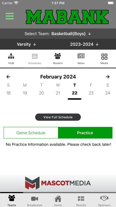 Mabank Panthers Athletics Screenshot