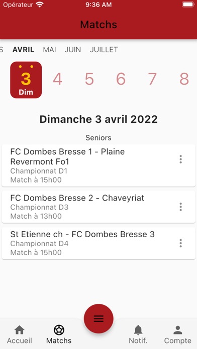 Screenshot #3 pour FC Dombes Bresse