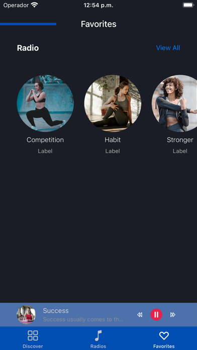 Fitness Radio Screenshot