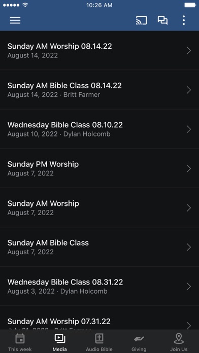 Aledo Church of Christ Screenshot