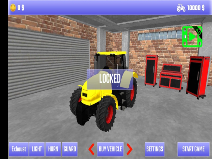 Tractor Driving Simulator Game