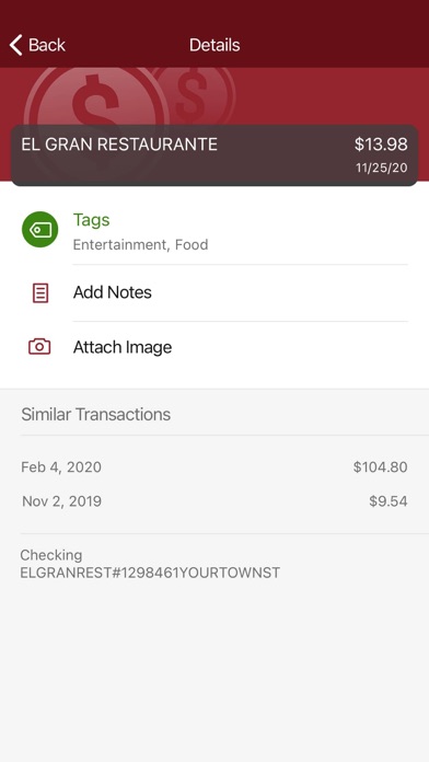 First Century Bank Screenshot