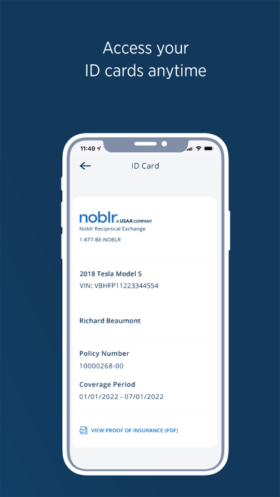 USAA Pay As You Drive by Noblr Screenshot