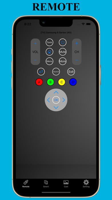 Remote Control for Samsung TV Screenshot