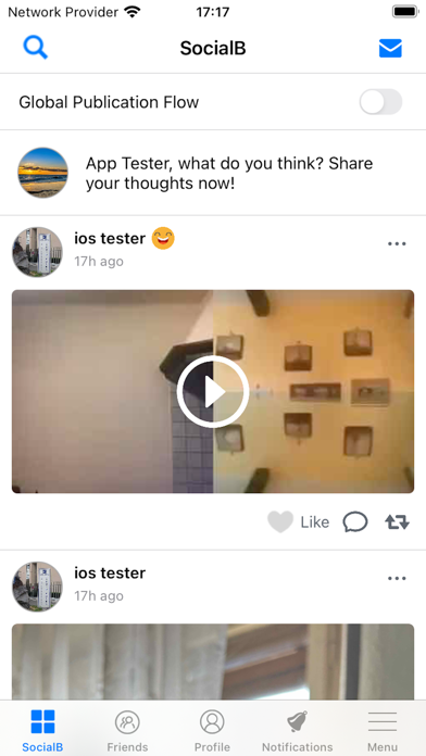 SocialB Screenshot