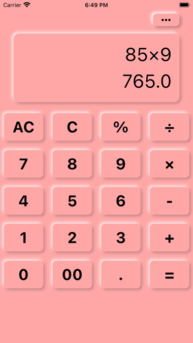 The Calculator App Neumorphism Screenshot