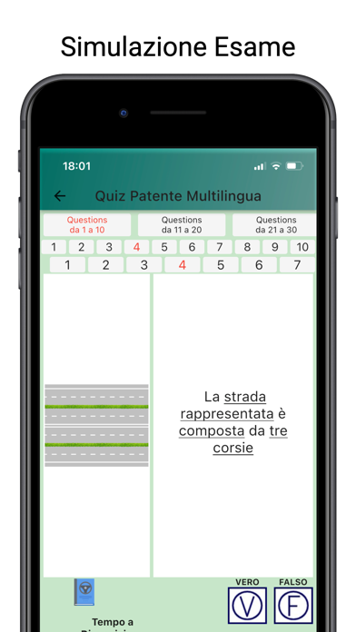 Quiz Patente Multilingua 2024 Screenshot