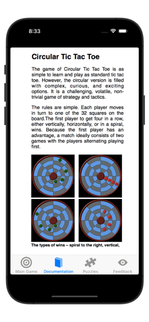 ‎Circular Tic Tac Toe Screenshot