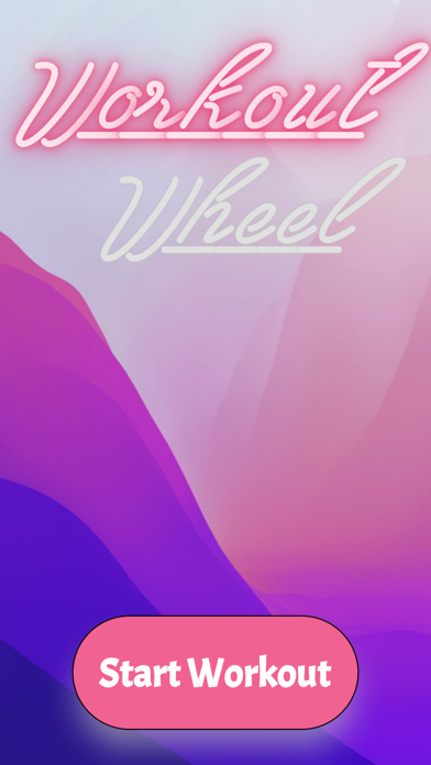 Workout Wheel Screenshot
