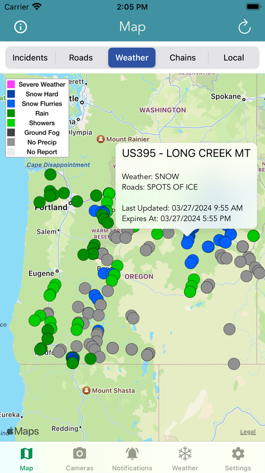 Oregon 511 Road Conditions - 2.0.2 - (iOS)