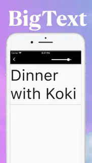 senior note- big font note app iphone screenshot 1