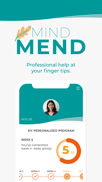 Mindmend App Screenshot