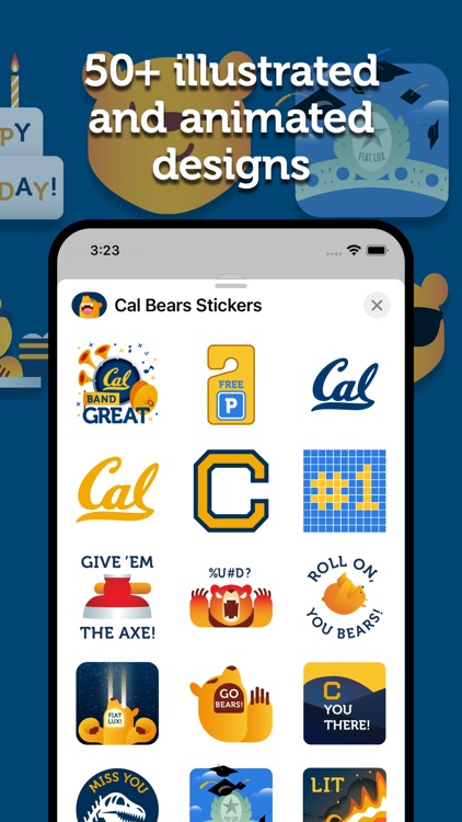 Cal Bears Stickers