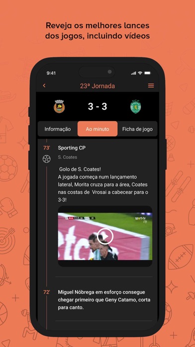 SAPO Desporto Screenshot